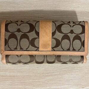 COACH signature wallet
